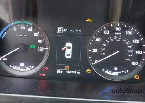 2016 Hyundai Sonata Hybrid Limited из США, поврежденный, VIN KMHE34L16GA012632